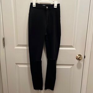 Good American Black Skinny Jeans High-Rise Fit